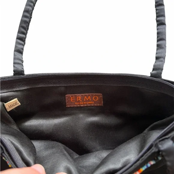 Y2K beaded folk shoulder bag - Picture 5 of 8